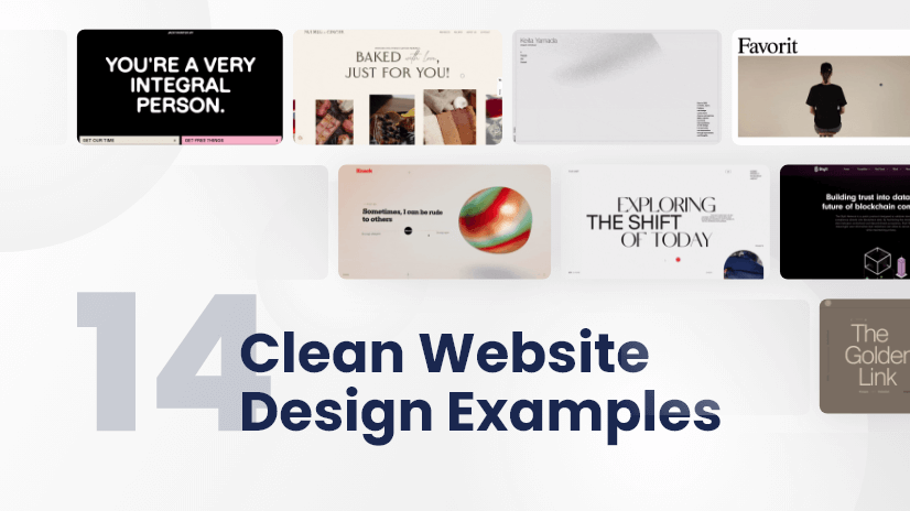 14 Clean Website Design Examples Proving Less is More Exciting